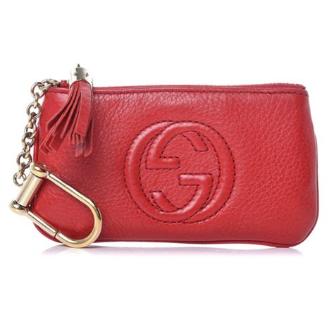 gucci key case red|Gucci keychain for women.